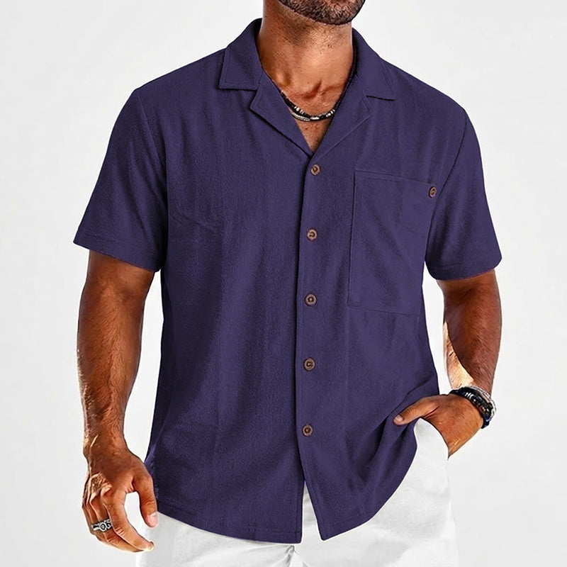 Christian - Men’s Linen Short Sleeve Resort Shirt