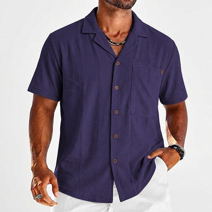 Christian - Men’s Linen Short Sleeve Resort Shirt