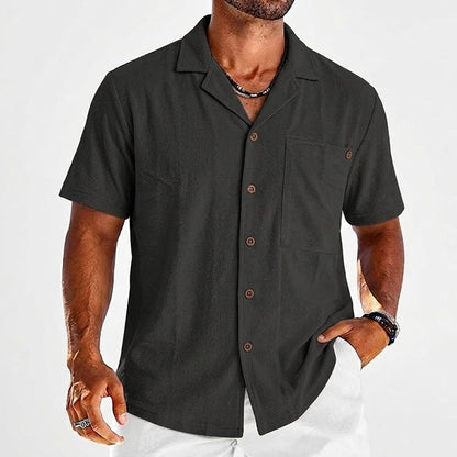 Christian - Men’s Linen Short Sleeve Resort Shirt