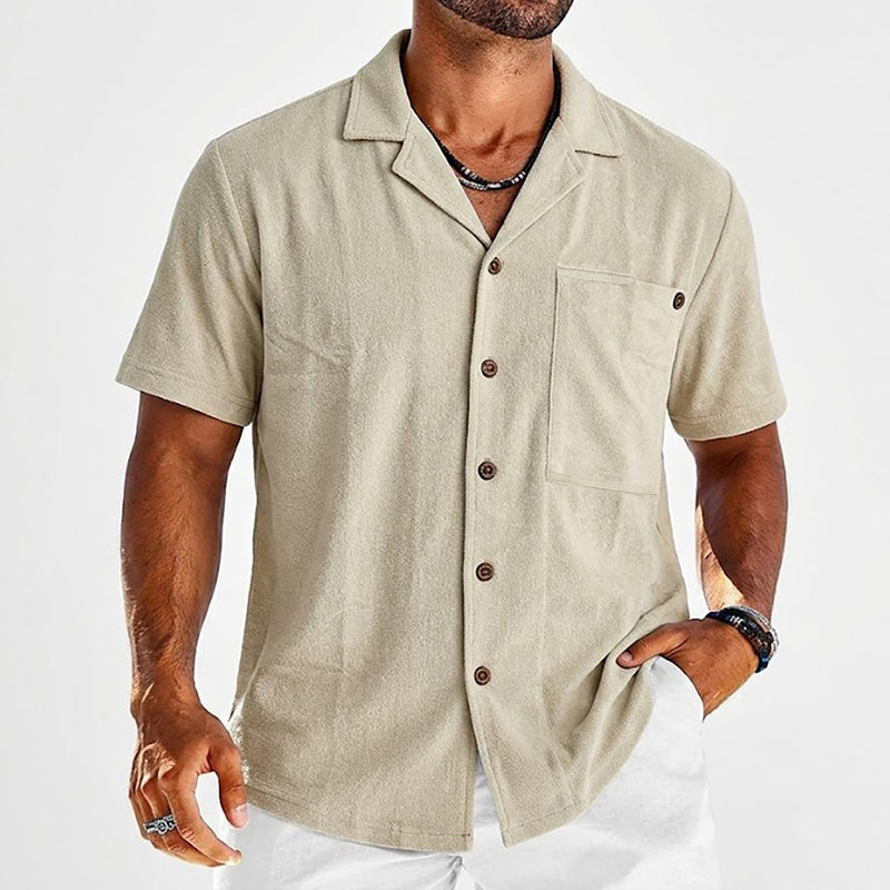 Christian - Men’s Linen Short Sleeve Resort Shirt
