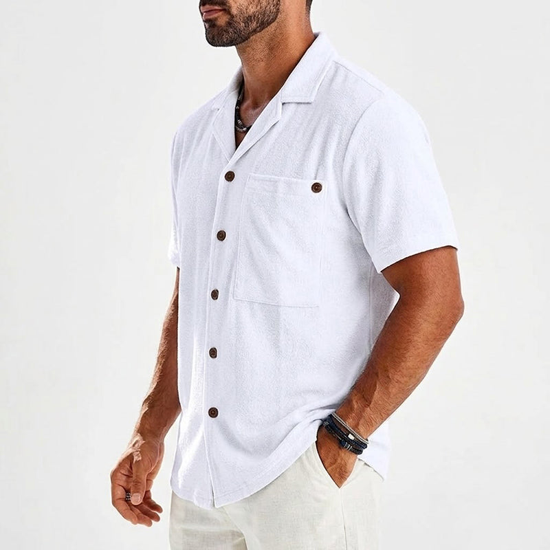 Christian - Men’s Linen Short Sleeve Resort Shirt