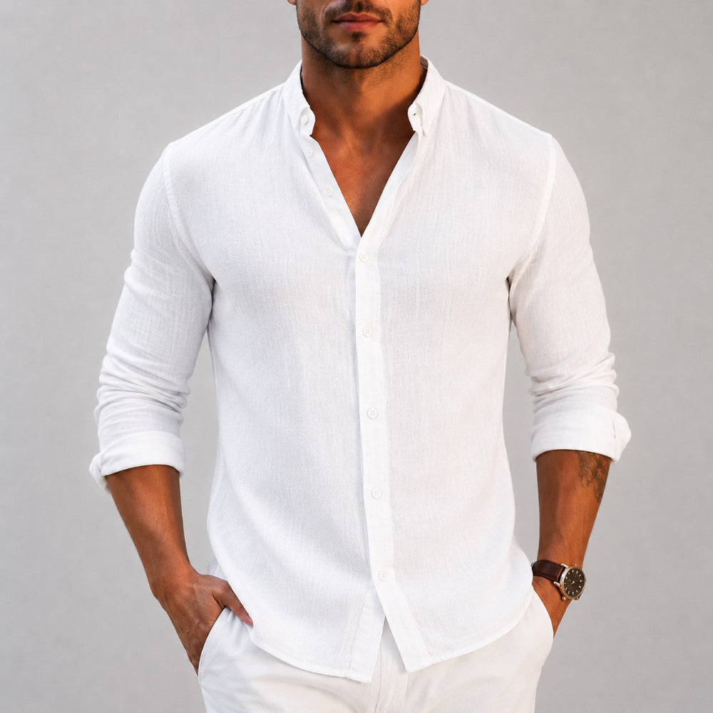 Christopher - Men's Slim Fit Button Down Shirt