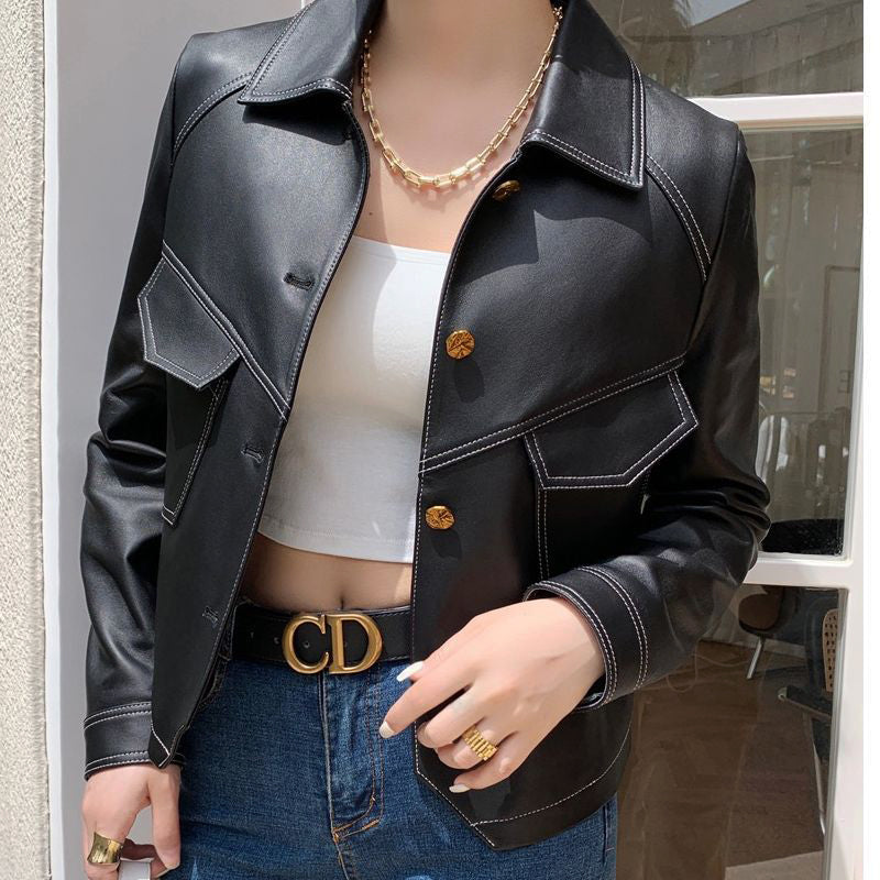 City Vogue Leather Jacket by Lucille