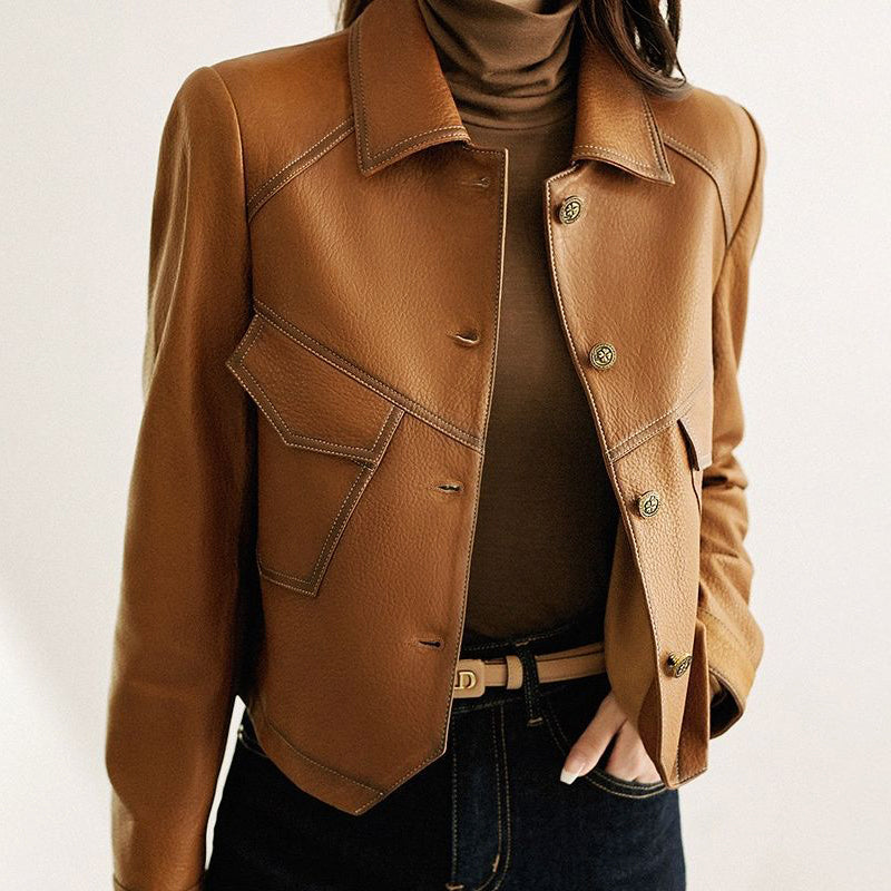 City Vogue Leather Jacket by Lucille