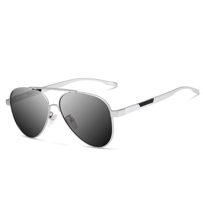Classic Aviator Sunglasses with Metal Frame