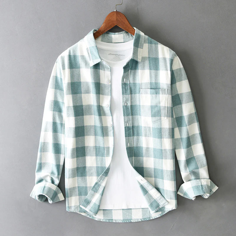 ClassicBrushedCottonCheckShirt