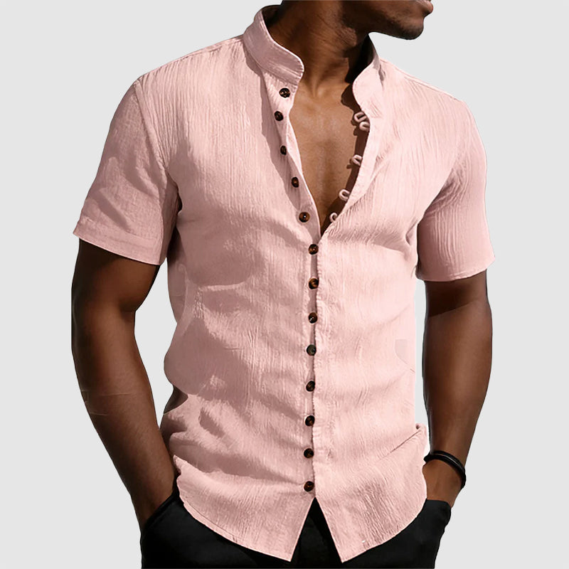Cody - Men's Mandarin Collar Shirt