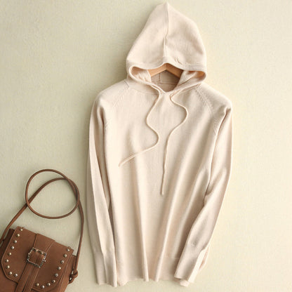 Cozy Lightweight Soft Knit Hoodie