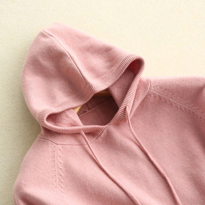 Cozy Lightweight Soft Knit Hoodie