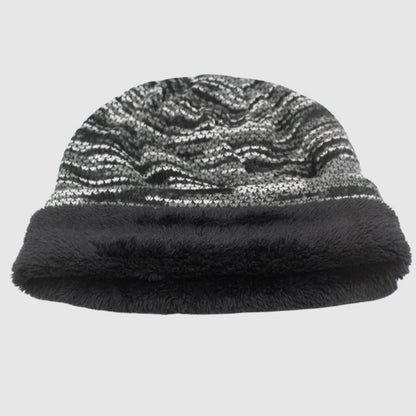 Cozy Striped Winter Beanie