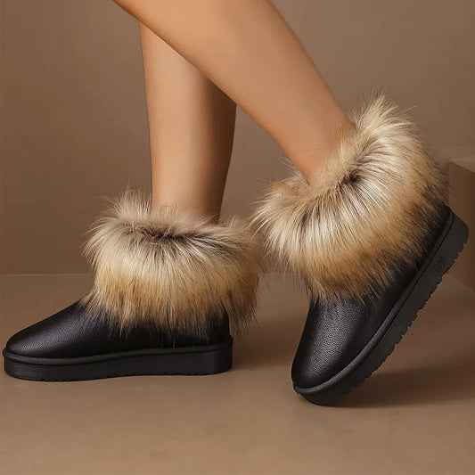 Elegance Luxe Fur Boots