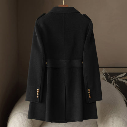 Elegant Soft Women’s Wool Cashmere Coat