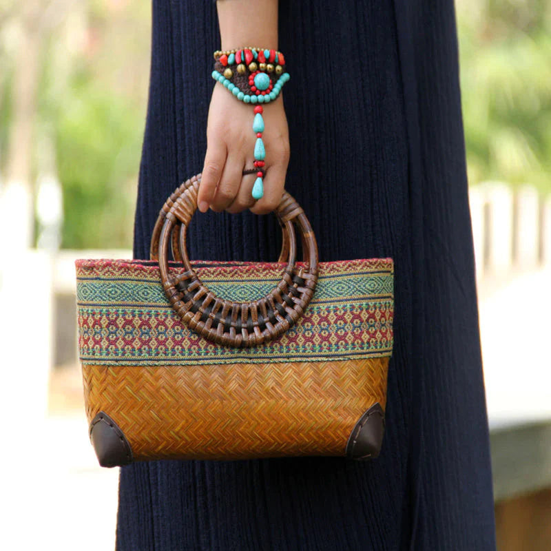 Elise Leroy Boho Woven Bag