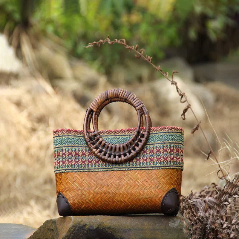 Elise Leroy Boho Woven Bag