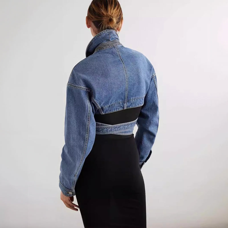 Elise Leroy Hollow Denim Jacket