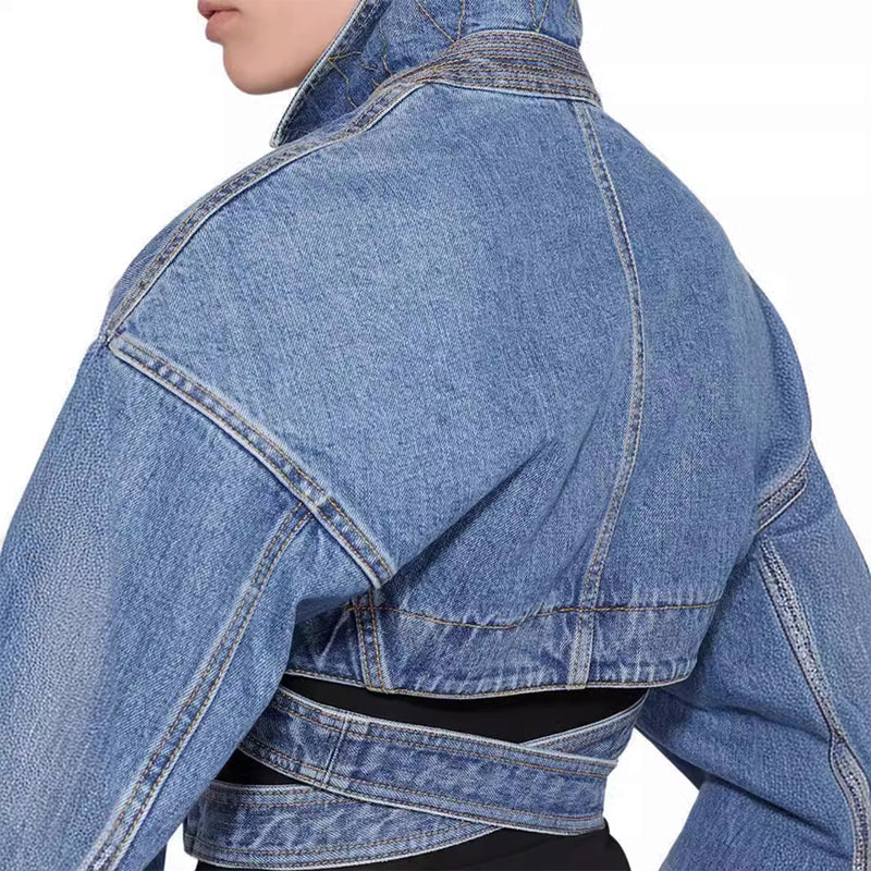 Elise Leroy Hollow Denim Jacket