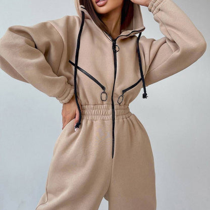 Elise Leroy Hoodie Hug Jumpsuit