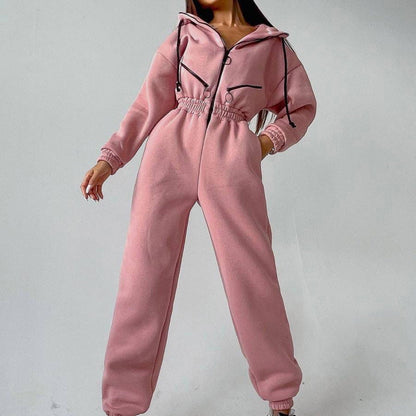 Elise Leroy Hoodie Hug Jumpsuit