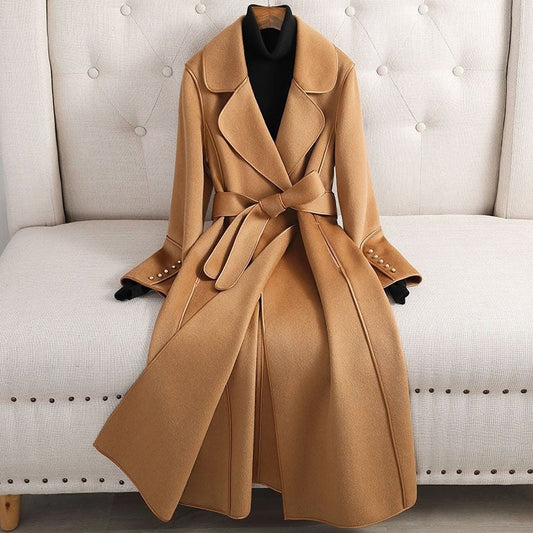 Elise Leroy Reversed Rhapsody Wool Coat