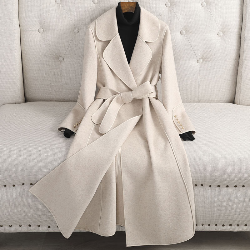 Elise Leroy Reversed Rhapsody Wool Coat