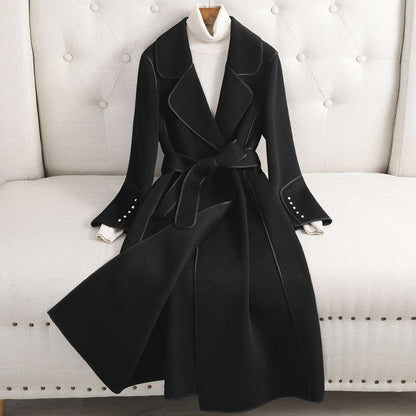 Elise Leroy Reversed Rhapsody Wool Coat