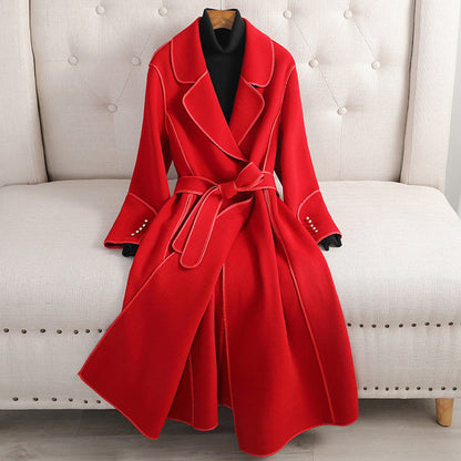 Elise Leroy Reversed Rhapsody Wool Coat