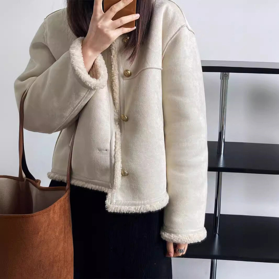 Elise Leroy Sherpa Chic Coat