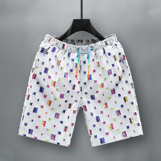 Felix Grant Colorful Denim Shorts