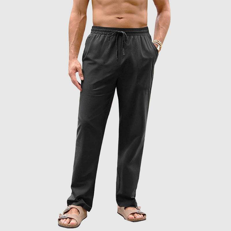 Felix Grant Drawstring Straight-Leg Pants