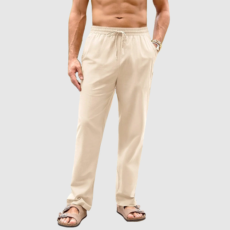 Felix Grant Drawstring Straight-Leg Pants