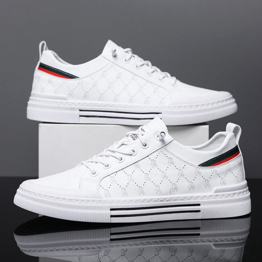 Felix Grant Lace-Up Sneakers with Side Pattern