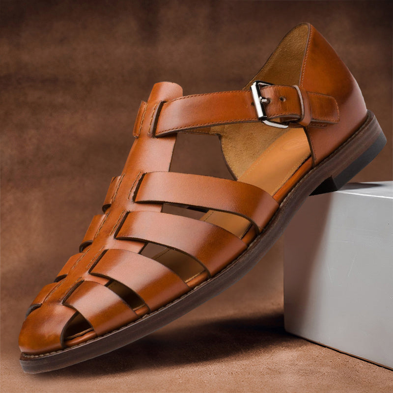 Felix Grant Leather Fisherman Sandals