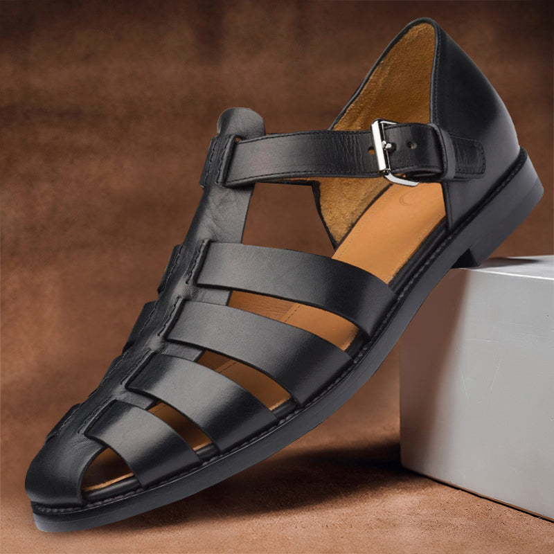 Felix Grant Leather Fisherman Sandals