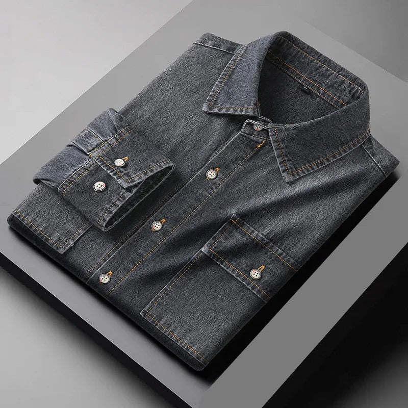 Felix Grant Retro Denim Shirt