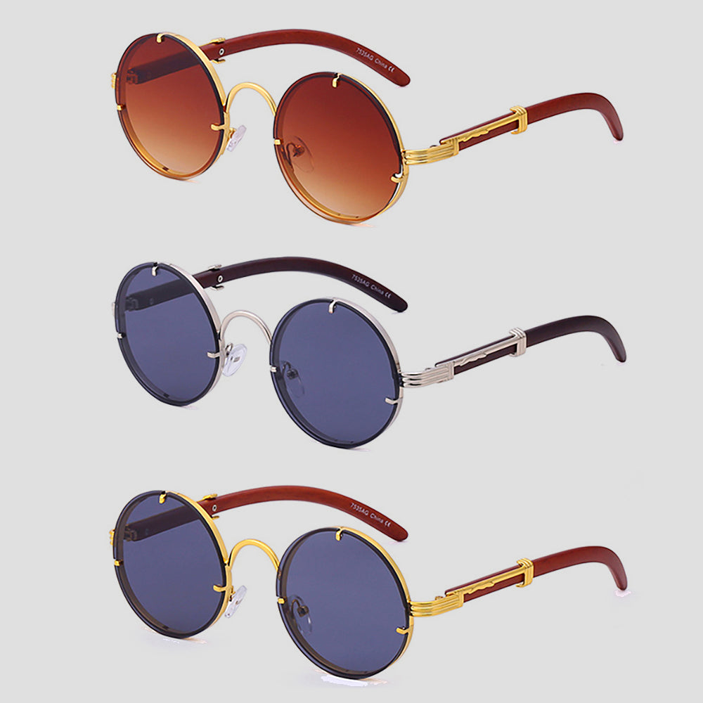 Lennon Retro Round Sunglasses