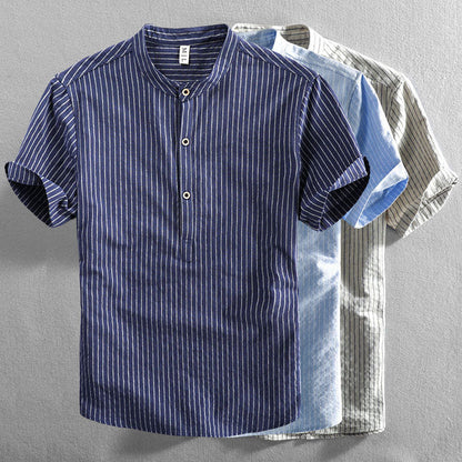 Felix Grant Striped Cotton Shirt