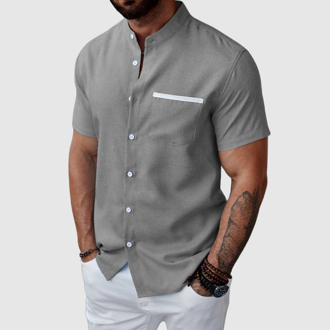 Felix Grant Summer Henley Shirt