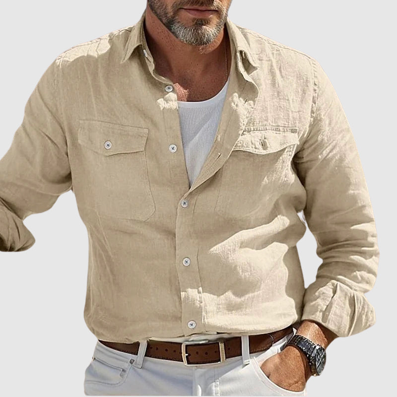 Felix Grant Vintage Linen Shirt