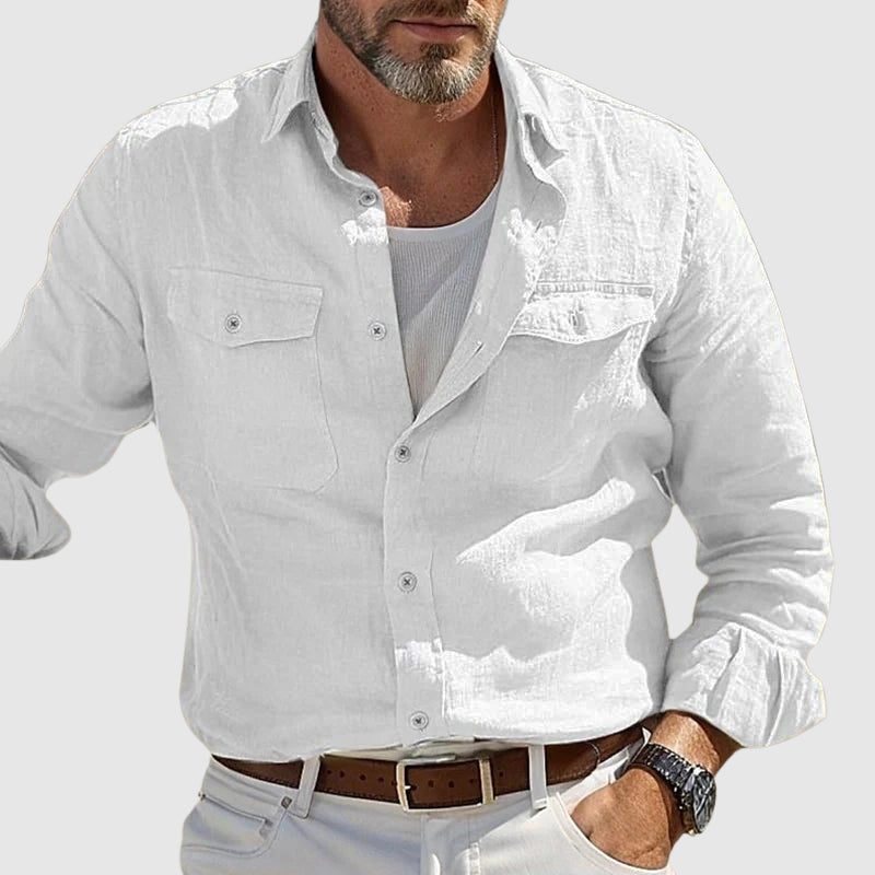 Felix Grant Vintage Linen Shirt