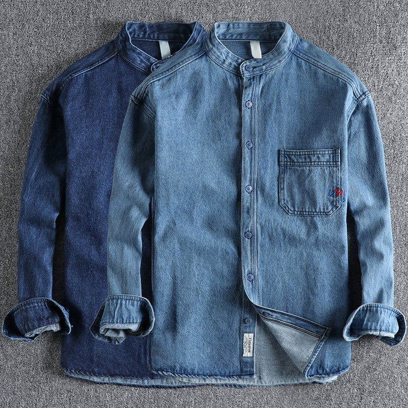 Felix Grant Washed Spring Denim Shirt