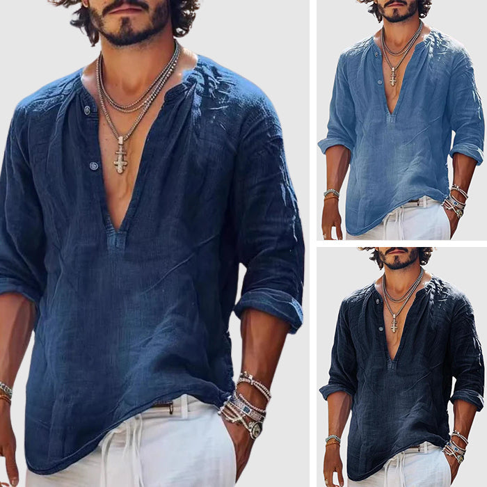 Felix Grant Nostalgic Linen Shirt