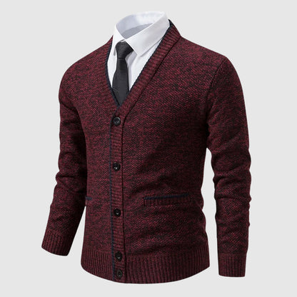 François Blanchet Elegant V-Neck Cardigan