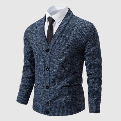 François Blanchet Elegant V-Neck Cardigan