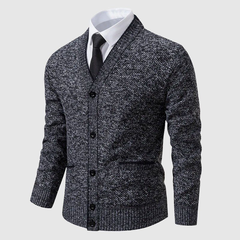 François Blanchet Elegant V-Neck Cardigan