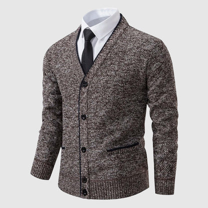 François Blanchet Elegant V-Neck Cardigan