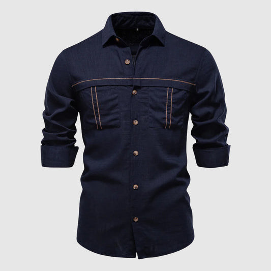 François Blanchet Horizon Linen Shirt