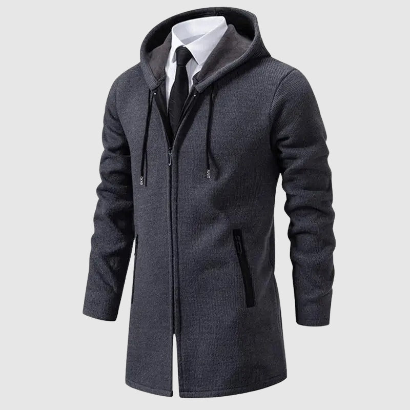 François Blanchet Rustic Hooded Coat