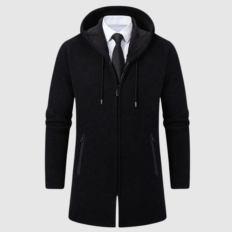 François Blanchet Rustic Hooded Coat