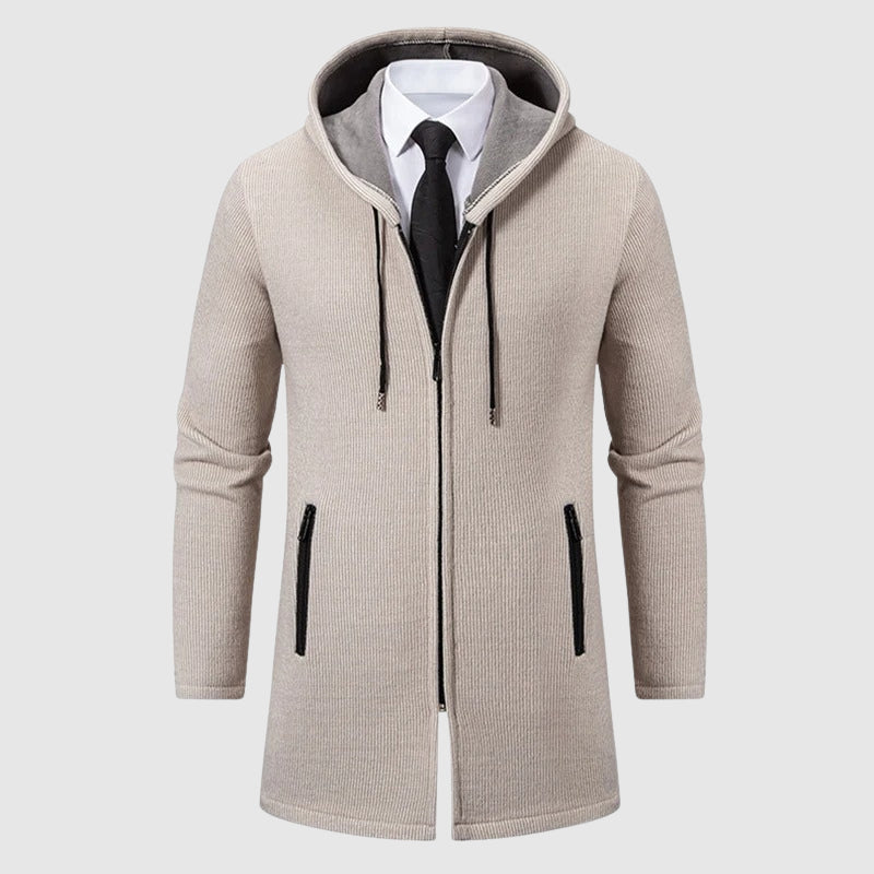 François Blanchet Rustic Hooded Coat