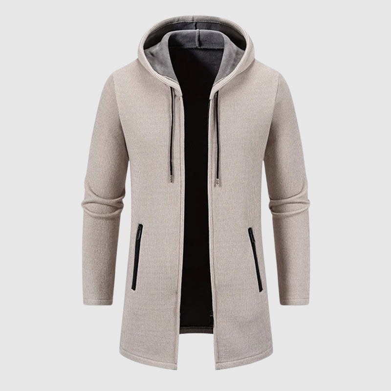 François Blanchet Rustic Hooded Coat